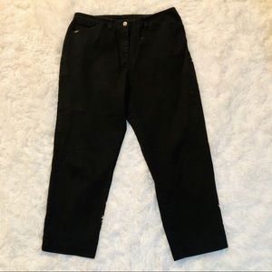 Petite Ralph Lauren Black Classic Jeans Size 14P